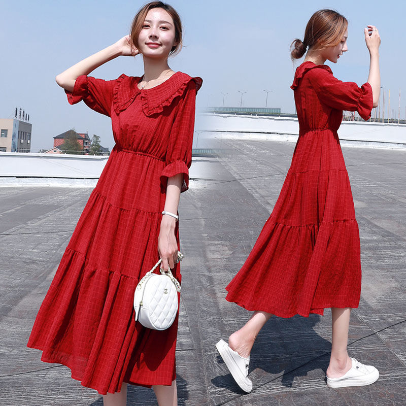 Midi Fashion Elegant 2025 Puff - огляд і ціна French Vintage Floral Midi Dress