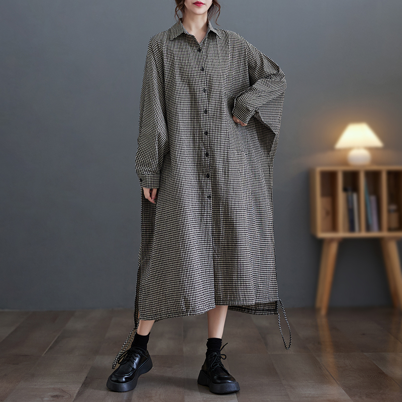 Elegant Casual Cotton Linen Pl - огляд і ціна Casual Loose Linen Shirt Dress
