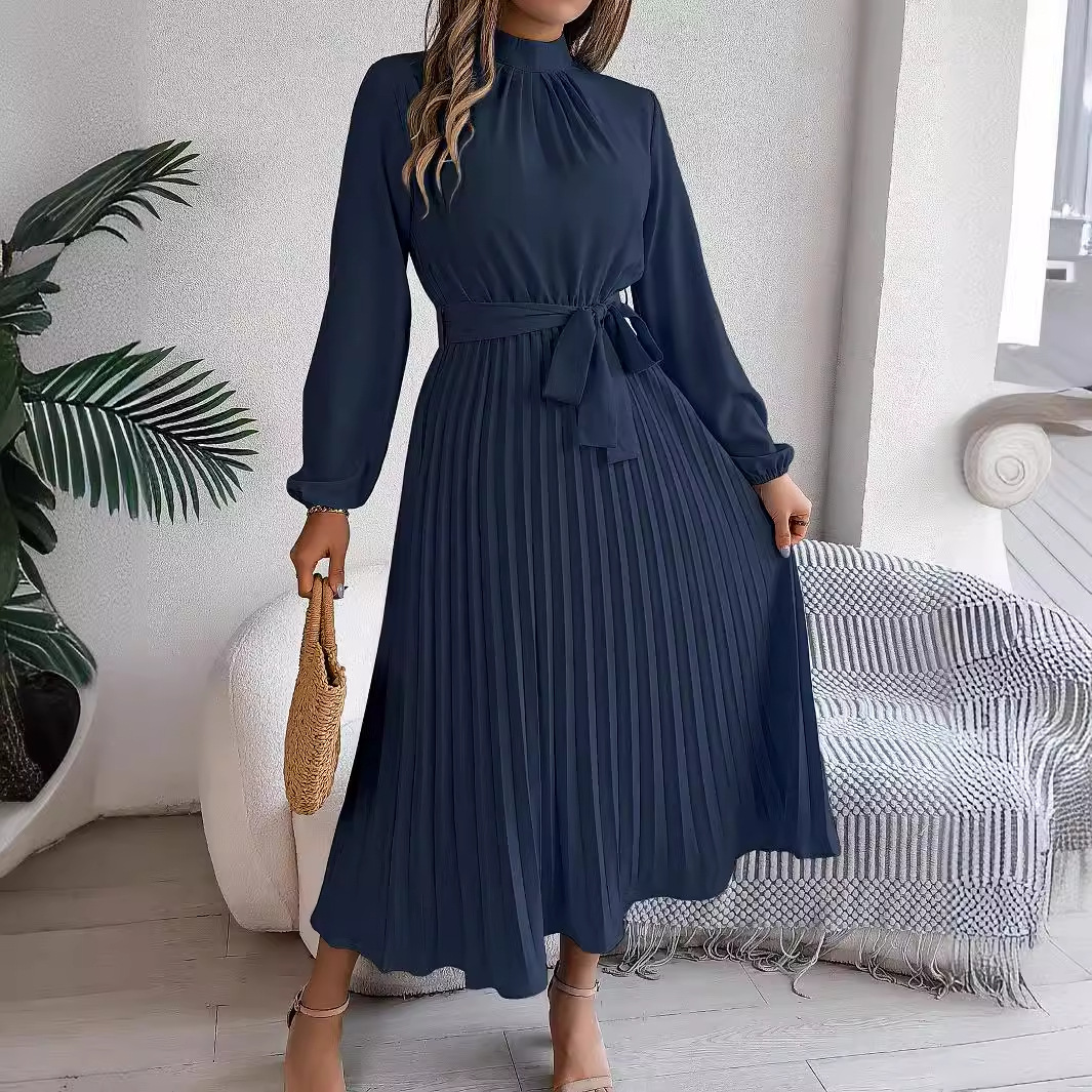 2025 Elegant Long Sleeve Fashi - огляд і ціна French Vintage Floral Midi Dress