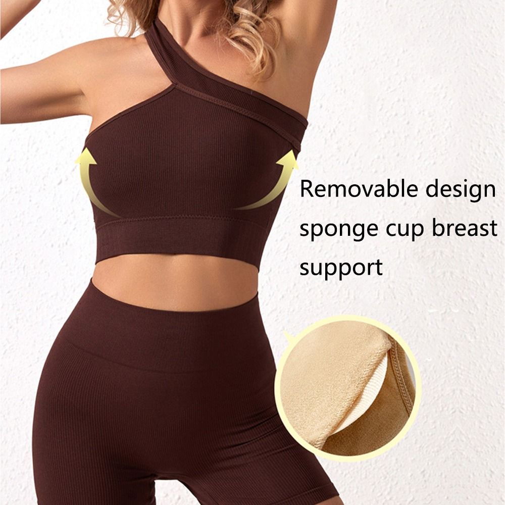 2Pcs Casual Seamless Women Wor - огляд і ціна Seamless Ribbed Workout Tank Top