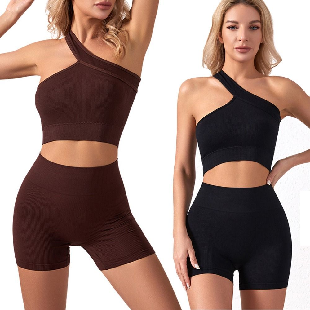 2Pcs Casual Seamless Women Wor - огляд і ціна Seamless Ribbed Workout Tank Top