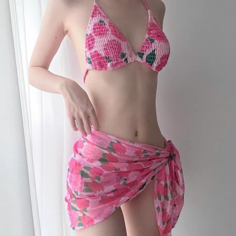 New Fashion Ribbed Floral Biki - огляд і ціна Swimwear