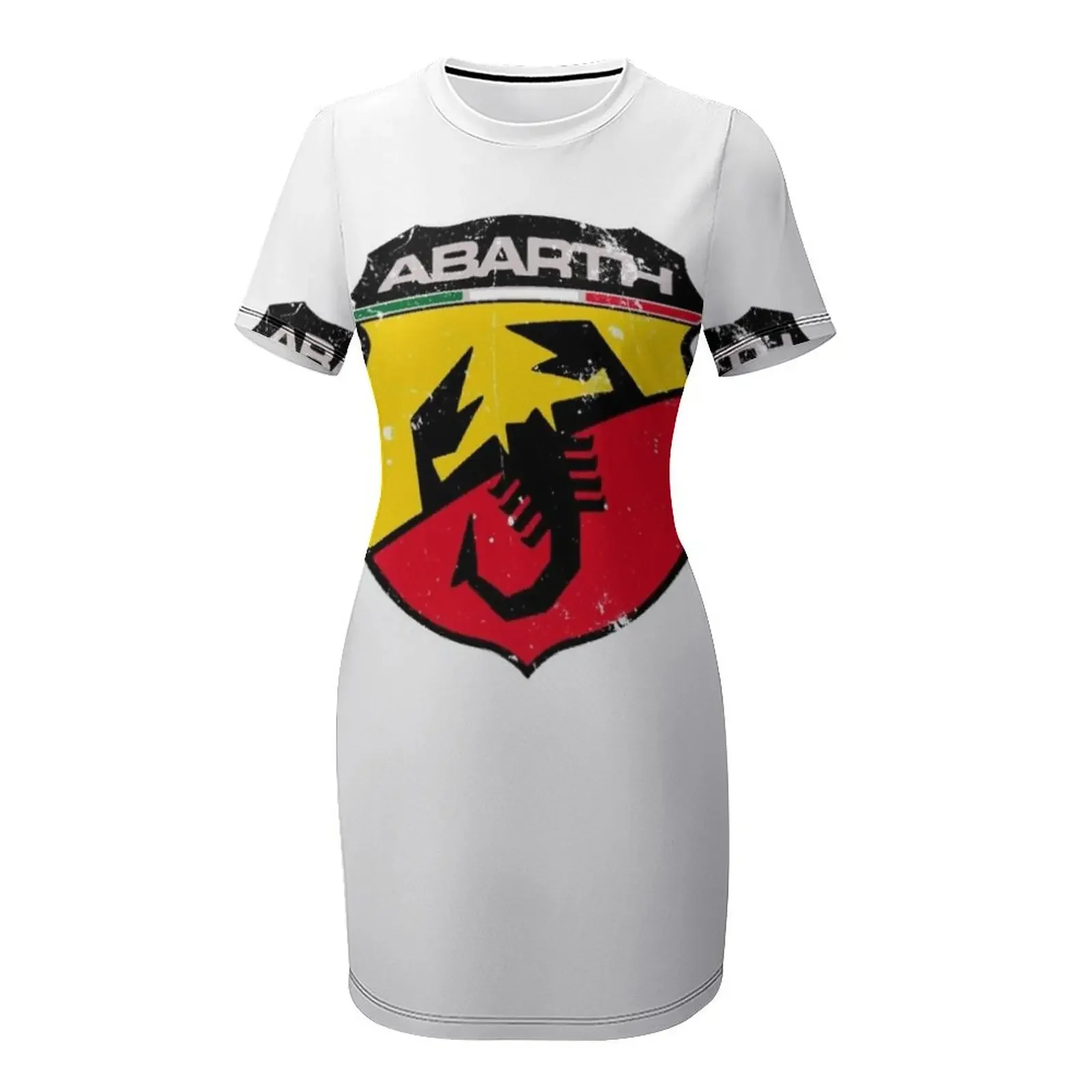 Abarthlogo Classic T-Shirt Sho - огляд і ціна Korean Style A Line Shirt Dress