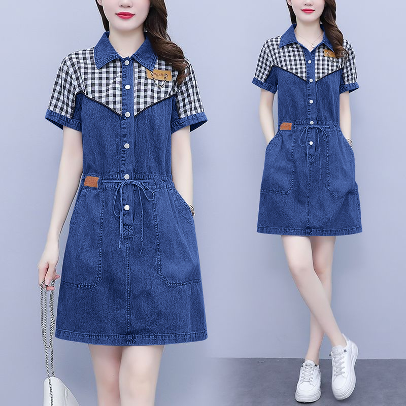 plus Size Women's Fashion Shir - огляд і ціна Korean Style A Line Shirt Dress